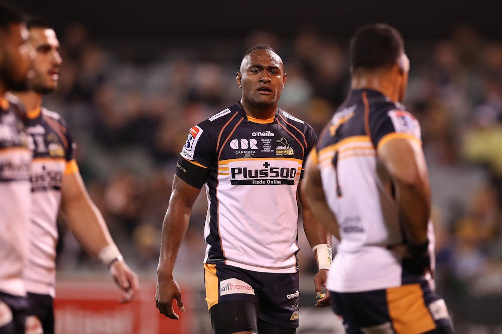 Kuridrani finishes his Brumbies career, as a Super Rugby AU champion. Photo: Getty