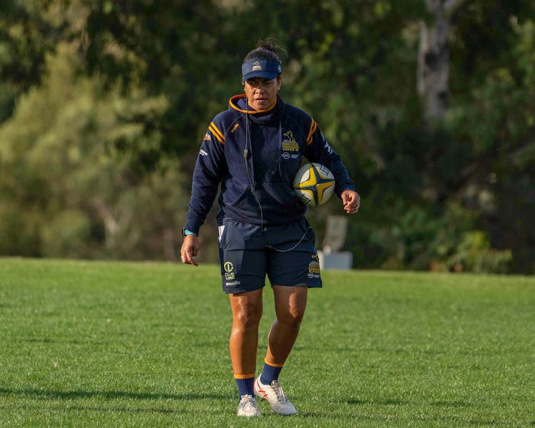 Filoi Eneliko during Super Rugby Women's Brumbies training. 