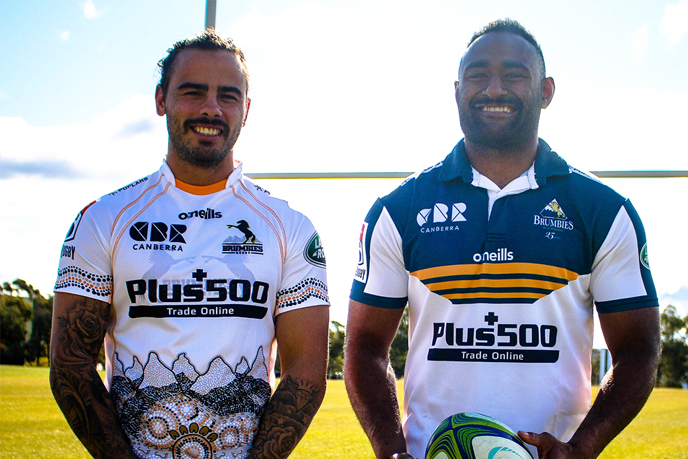 The Plus500 Brumbies will wear Indigenous and Retro jerseys at home games in 2020. Photo: Brumbies Media