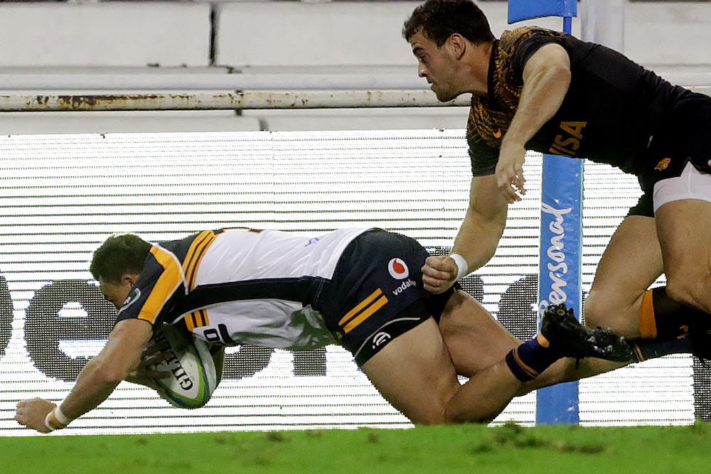 Tom Banks scored a classic in the first half, but it wasn't enough to secure the win for the Brumbies. 