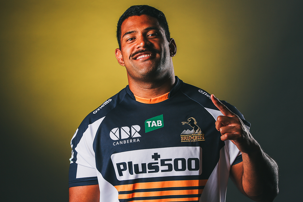 Scott Sio will wear Brumbies colours for the first time this season on Saturday night. Photo: Getty Images